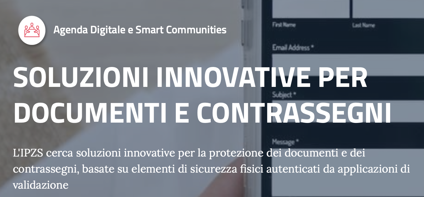Soluzioni tecnologiche per documenti e contrassegni